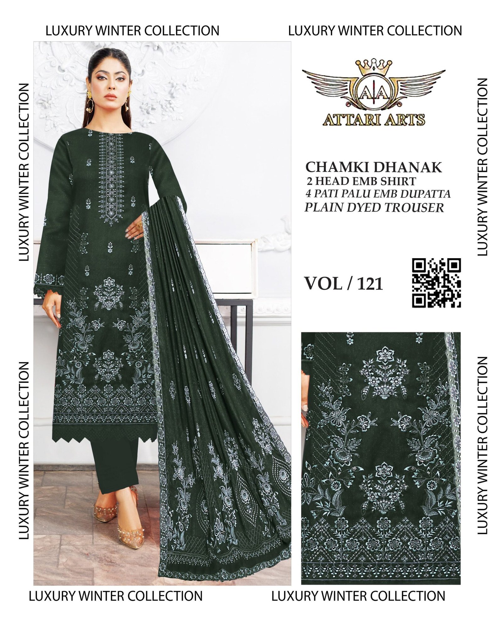 Chamki Dhanak Luxury Winter Collection 2025 | VOL-121
