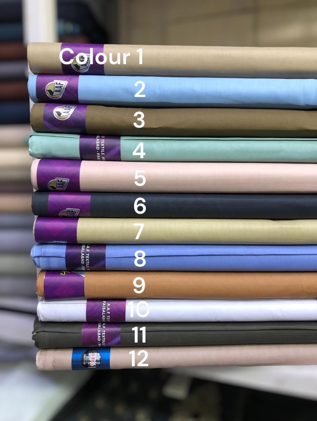 Hard Cotton AL Karam 100% Pure Summer Fabric by AB Tex - Image 2