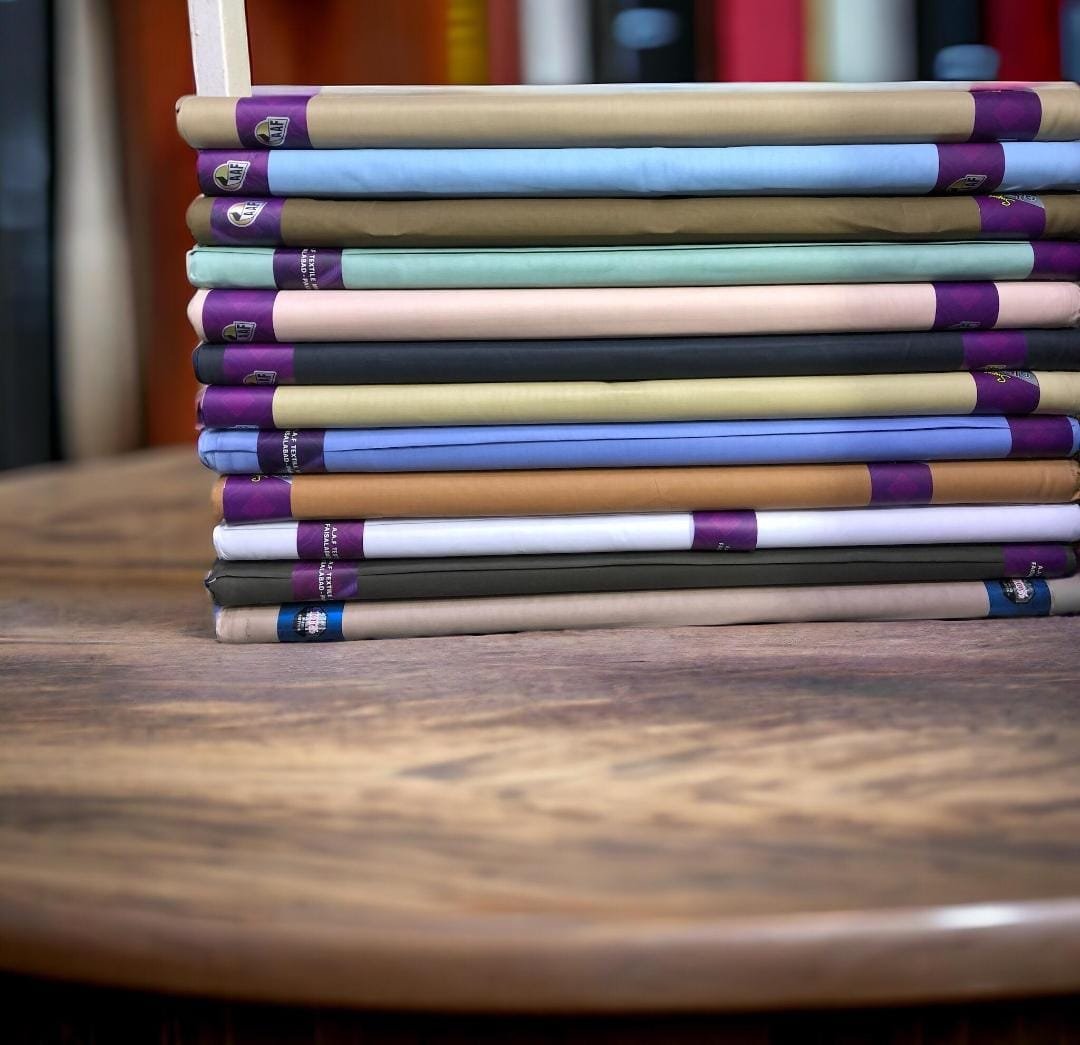 Hard Cotton AL Karam 100% Pure Summer Fabric by AB Tex - Image 3