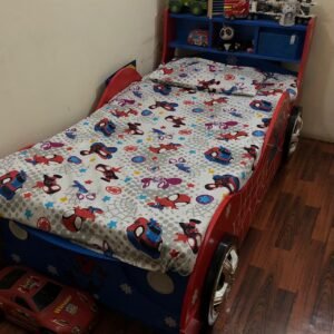 Colorful Cartoon Cotton Bed Sheet Perfect for Childrens Room Decor