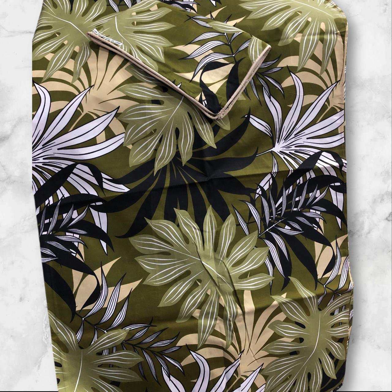 Pair of 2 Single Bed Sheets Diamond Cotton Fabric - Image 10