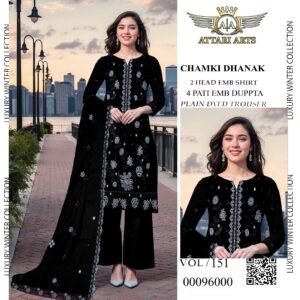 Chamki Dhanak Embroidered Dress VOL-151 | Fashion New Arrival
