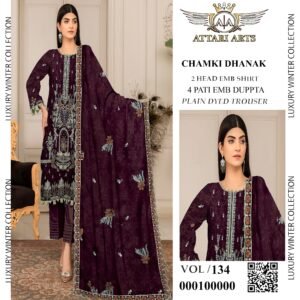 New Arrival Chamki Dhanak Embroidered Fashion | VOL-134