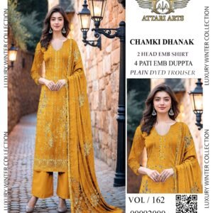 Embroidered Edition Chamki Dhanak Glam Look | VOL-162