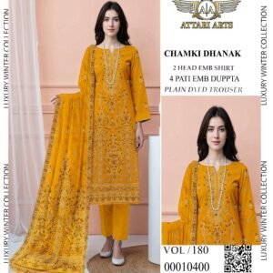 Stylish Chamki Dhanak Winter Fabric Designs | VOL-180