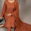 Modern Luxury Embroidery Lawn 3P Suit for Women