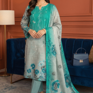 Digital Printed Doria Lawn 3P Suit for Women