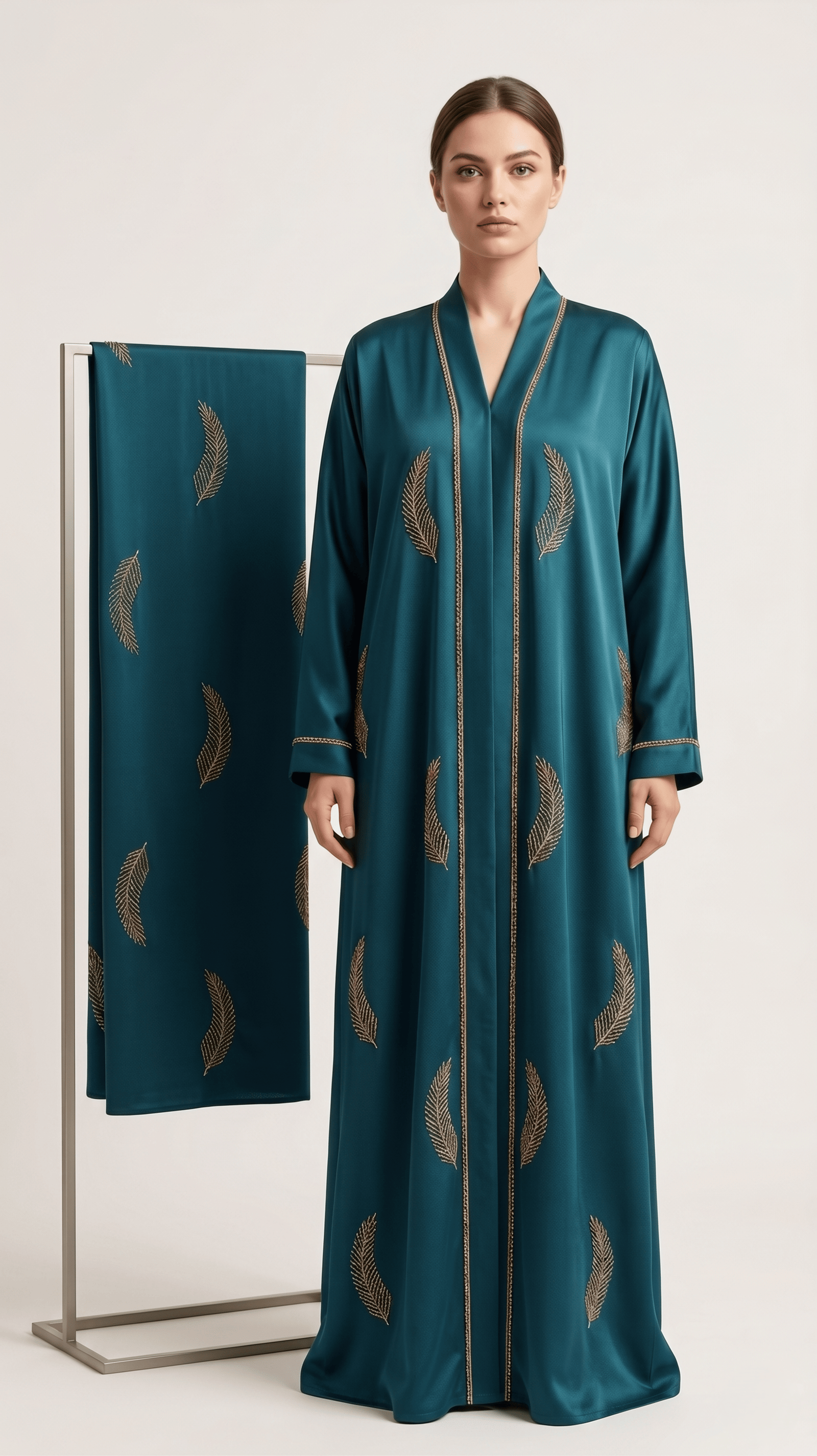 Dubai Style Embroidered Abaya Low Price in Pakistan