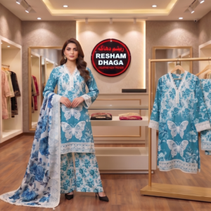 stitched lawn 3 piece, Pakistani summer lawn suit, women embroidered lawn dress, ready to wear lawn outfit, seasonal lawn collection, elegant summer 3pc suit, ladies casual lawn set, breathable lawn stitched wear, Pakistan fashion lawn apparel, wholesale in Pakistan lawn