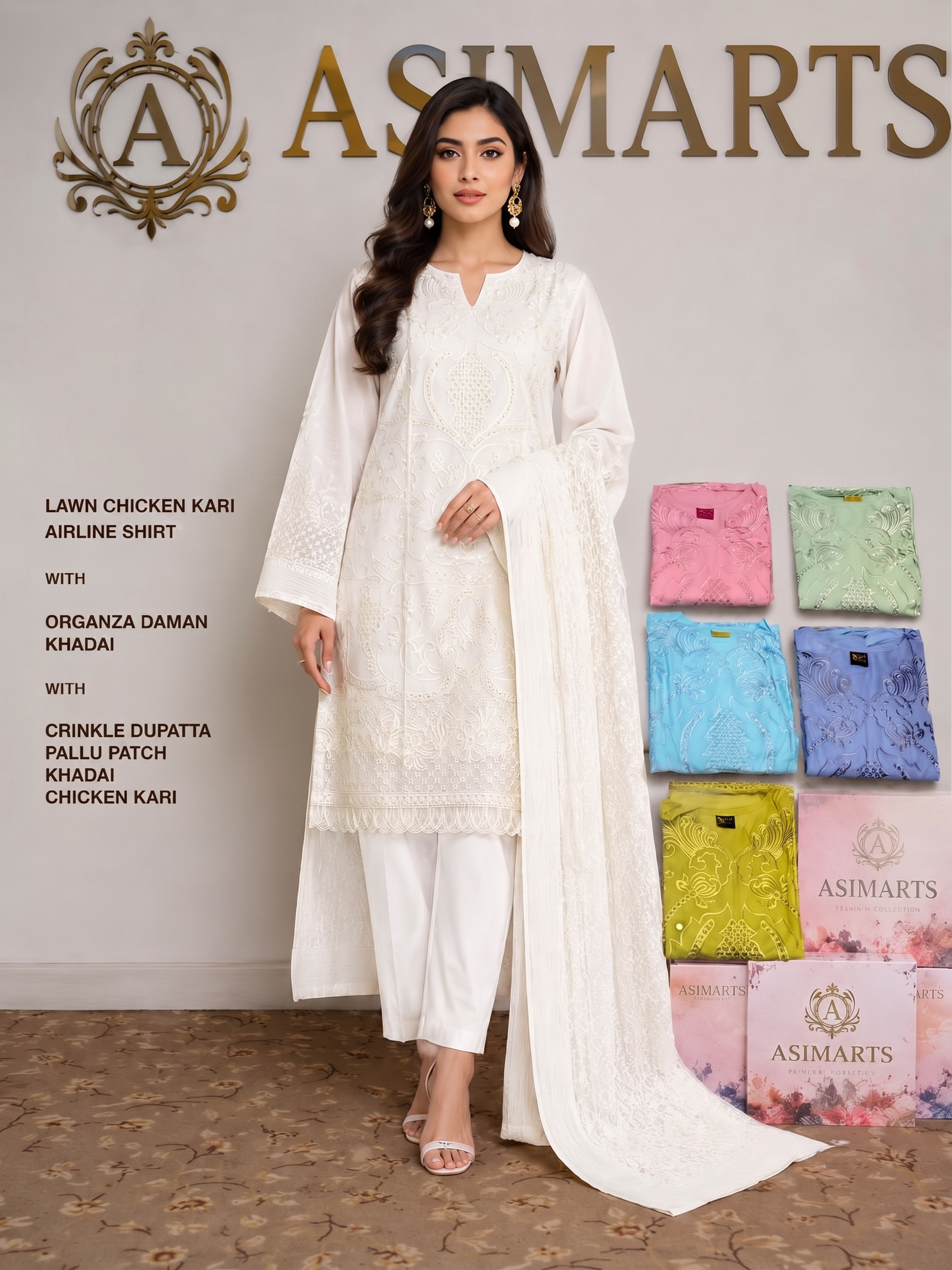 wholesale, chicken kari wholesale, airline shirt lawn, 3pc embroidered suits, crinkle chiffon dupatta, pakistani boutique dresses online, fancy cutwork lawn, ladies boutique suits wholesale, luxury chicken kari pakistan
