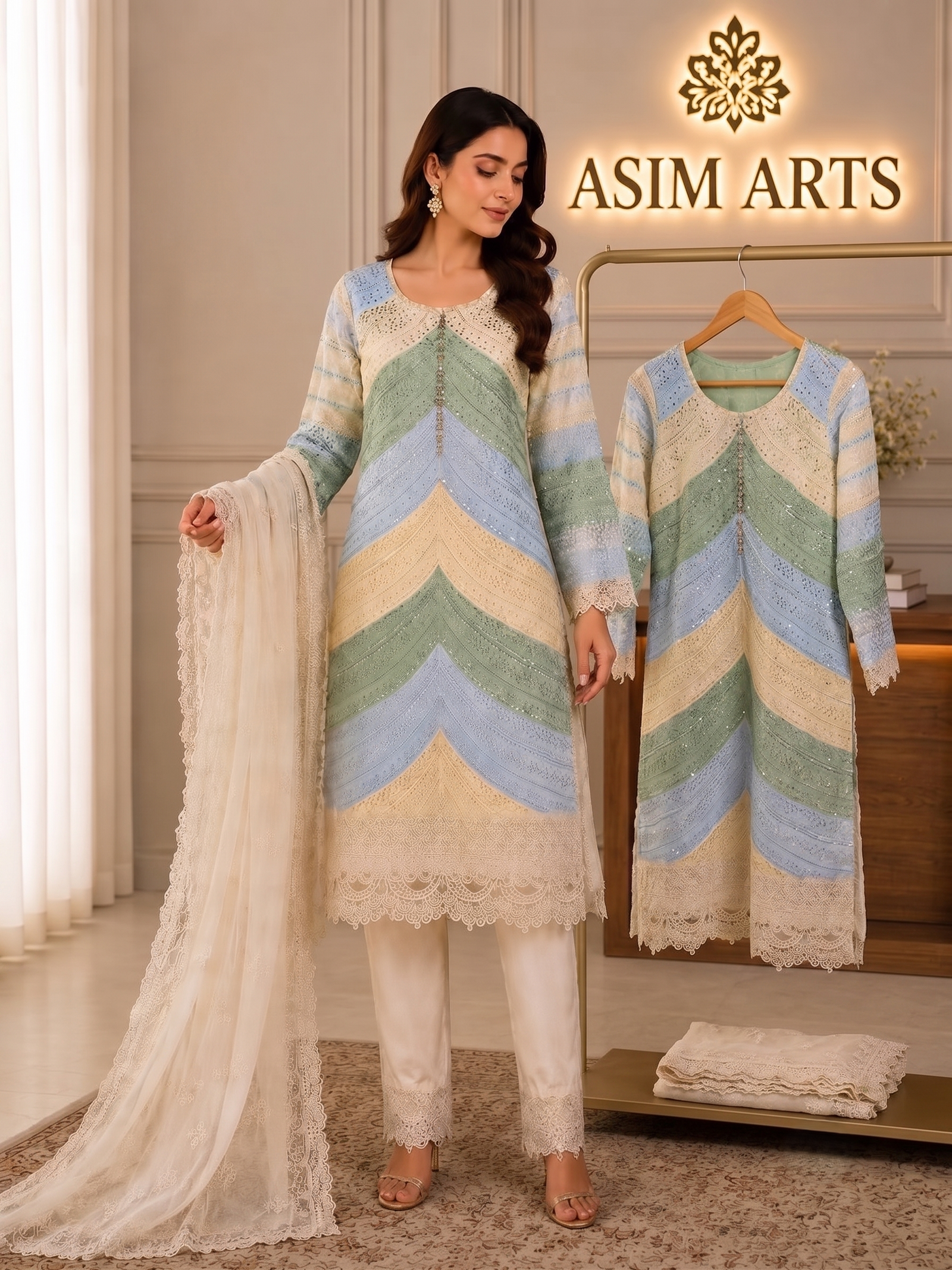 chikankari 3 piece suit, stitched lawn suit wholesale, ready to wear suit pakistan, 3 piece suit wholesale pakistan, lawn suit wholesale in Pakistan, crinkle dupatta suit bulk, grip trouser suit wholesale, boutique lawn collection, women stitched suit bulk, pakistan wholesale garments, ladies lawn suit bulk