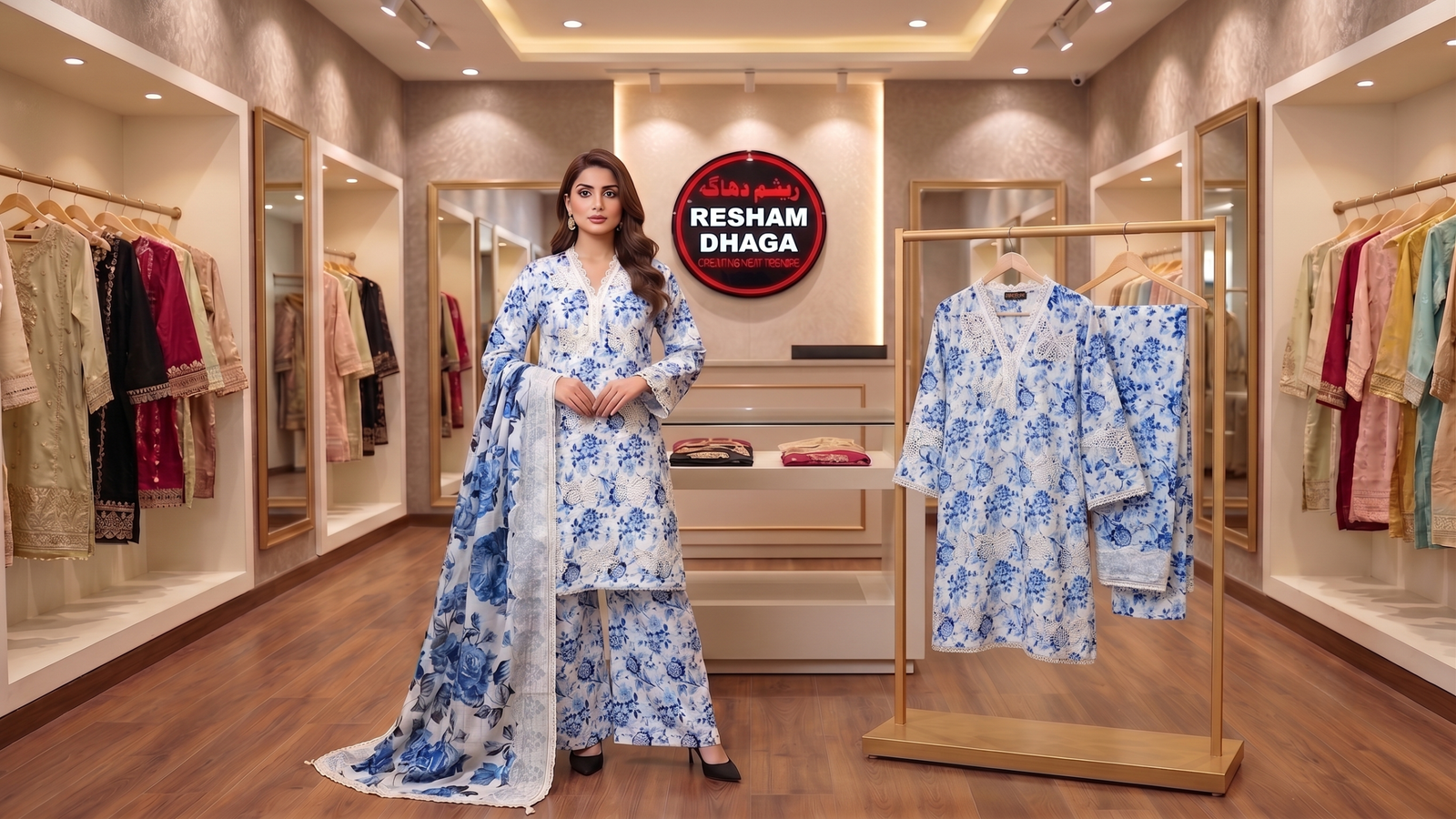 stitched lawn 3 piece, Pakistani summer lawn suit, women embroidered lawn dress, ready to wear lawn outfit, seasonal lawn collection, elegant summer 3pc suit, ladies casual lawn set, breathable lawn stitched wear, Pakistan fashion lawn apparel, wholesale in Pakistan lawn