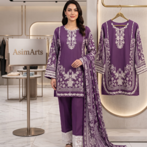 digital printed lawn suit, lawn 3 piece suit, tulip trouser suit, printed lawn dress, stitched lawn suit, summer lawn outfit, lawn suit pakistan, digital lawn collection