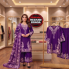 cotton 3pc stitched suit, online ladies embroidered dress, Pakistan best price cotton suit, ready to wear 3 piece outfit, stitched cotton women apparel, boutique cotton stitched stock, affordable embroidered cotton set, summer cotton dress Pakistan, women online clothing store, wholesale in Pakistan garments